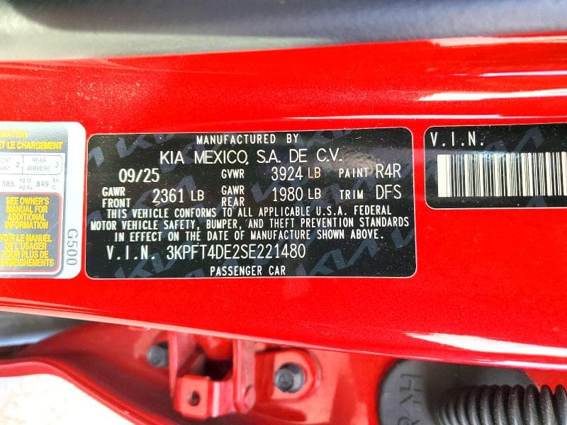 2025 KIA K4 LXS 12