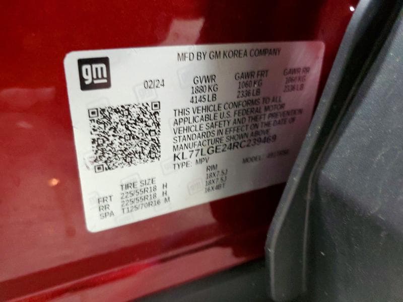 2024 CHEVROLET TRAX 1RS 13