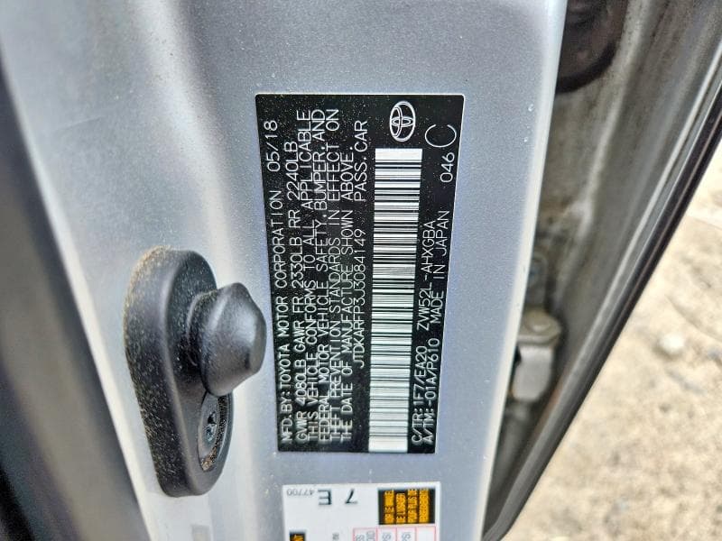 2018 TOYOTA PRIUS PRIME PREMIUM 13