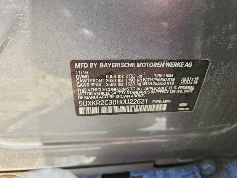 2017 BMW X5 SDRIVE35I 13