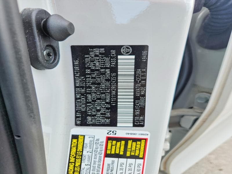 2024 TOYOTA CAMRY SE 13