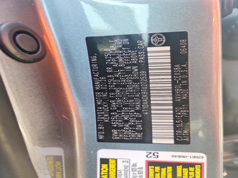 2026 TOYOTA CAMRY SE 12