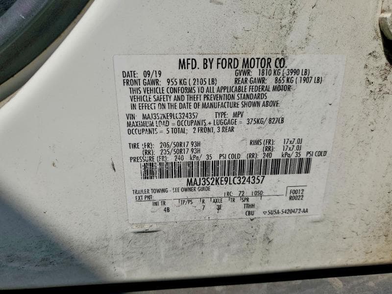 2020 FORD ECOSPORT TITANIUM TITANIUM 14