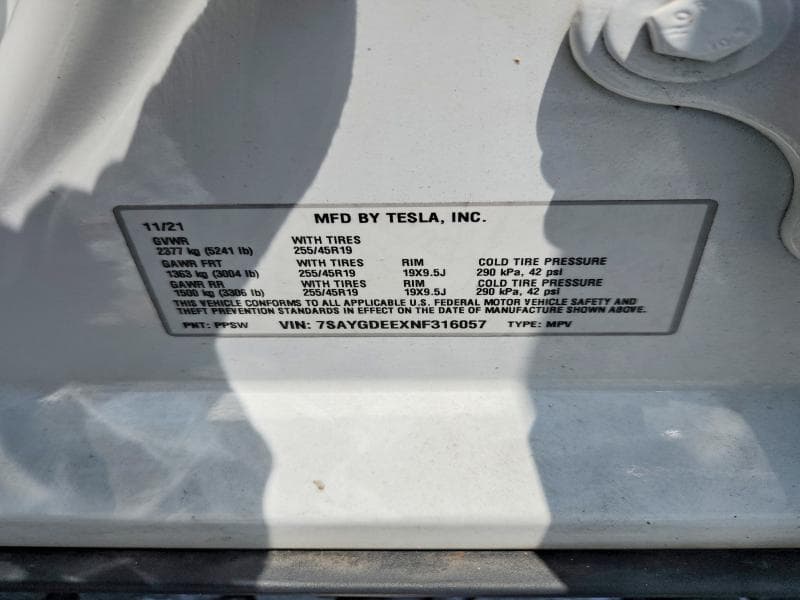 2022 TESLA MODEL Y 13