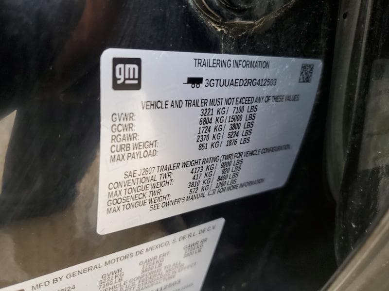 2024 GMC SIERRA K1500 12
