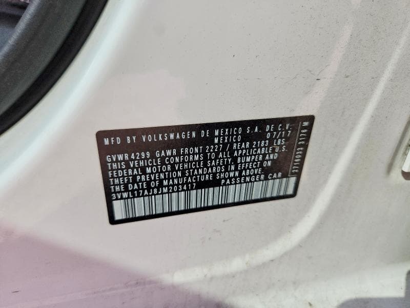 2018 VOLKSWAGEN JETTA SEL 12