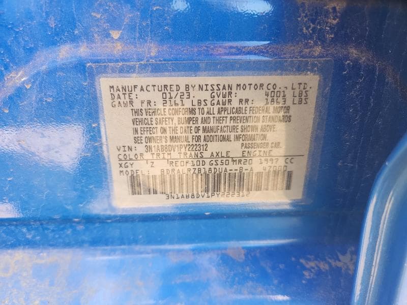 2023 NISSAN SENTRA SR 12