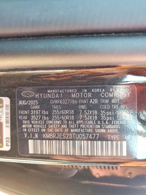 2026 HYUNDAI PALISADE XRT PRO XRT PRO 13