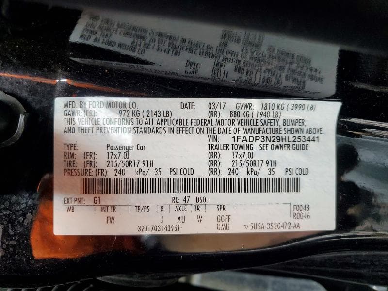 2017 FORD FOCUS TITANIUM 12