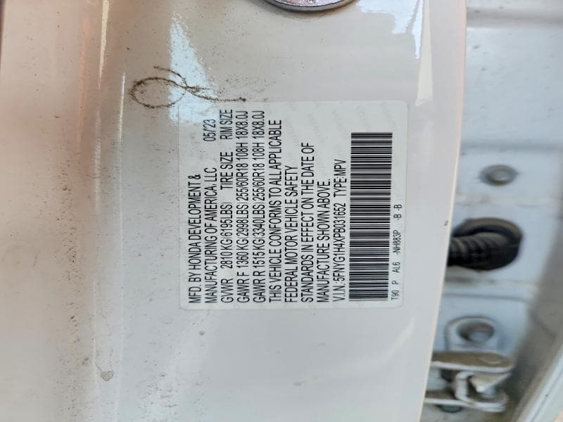 2023 HONDA PILOT EXL EXL 13