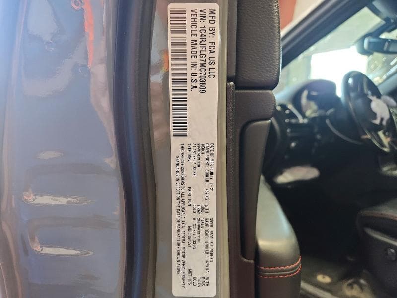 2021 JEEP GRAND CHEROKEE TRAILHAWK 13