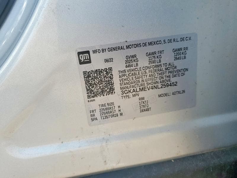 2022 GMC TERRAIN SLE 12