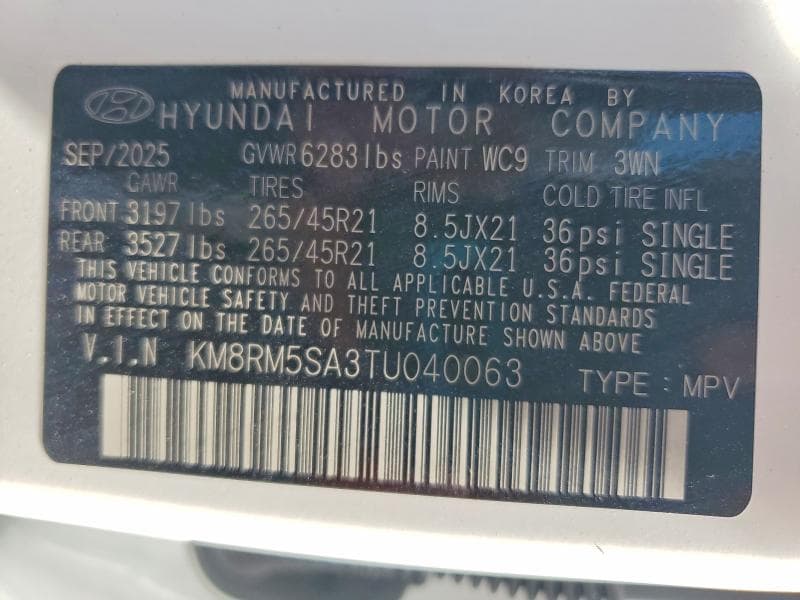 2026 HYUNDAI PALISADE CALLIGRAPHY 14