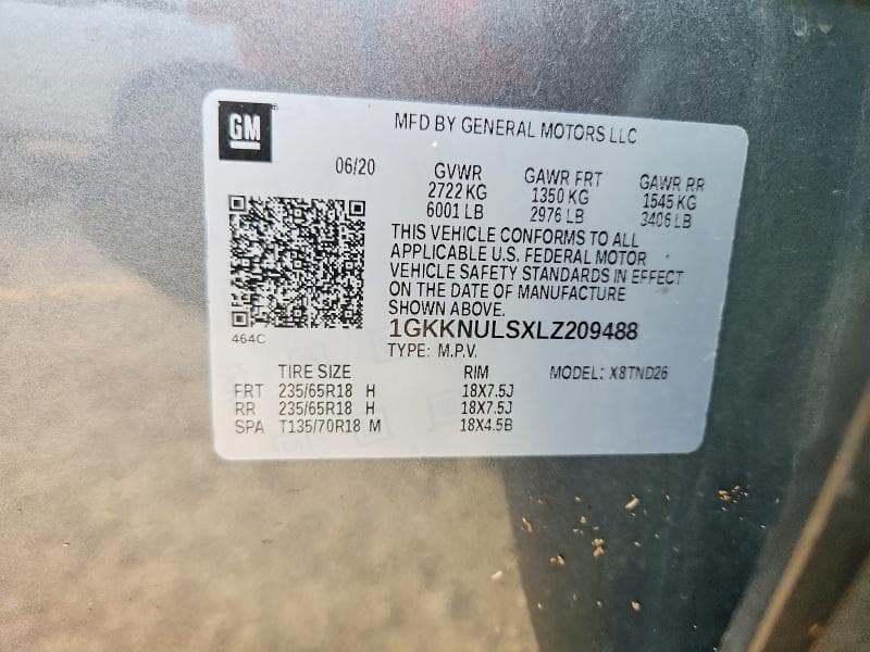 2020 GMC ACADIA SLT 13