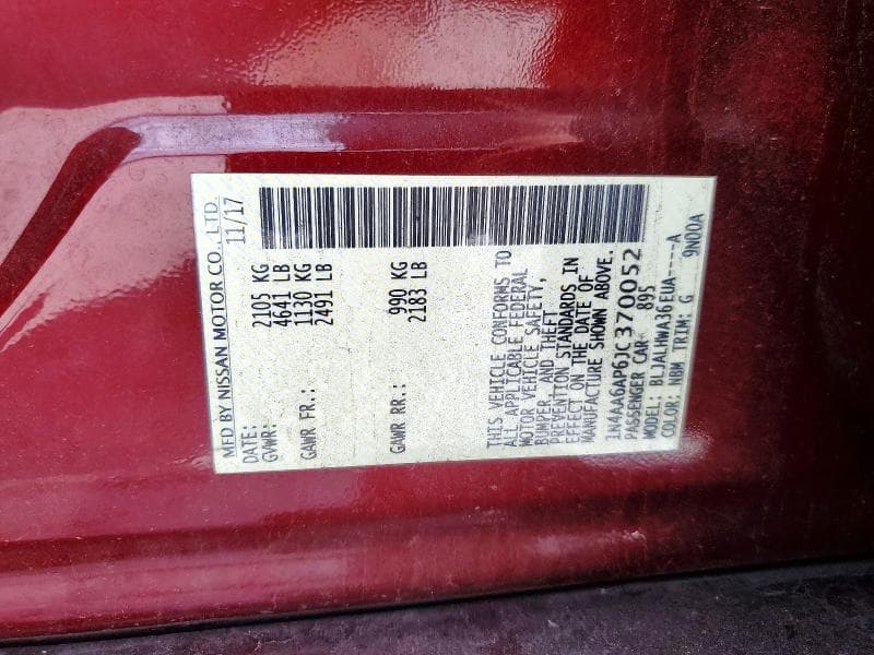2018 NISSAN MAXIMA PLATINUM PLATINUM 12