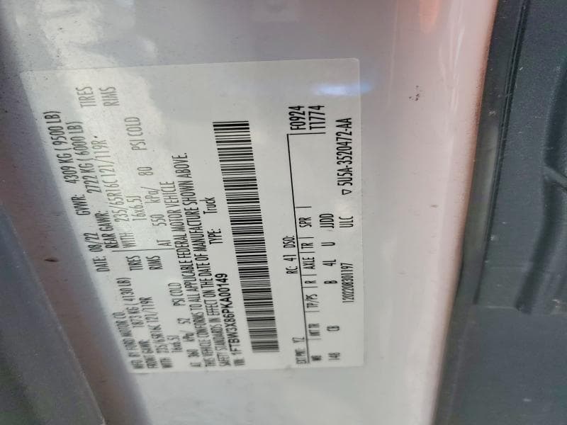 2023 FORD TRANSIT T-350 13