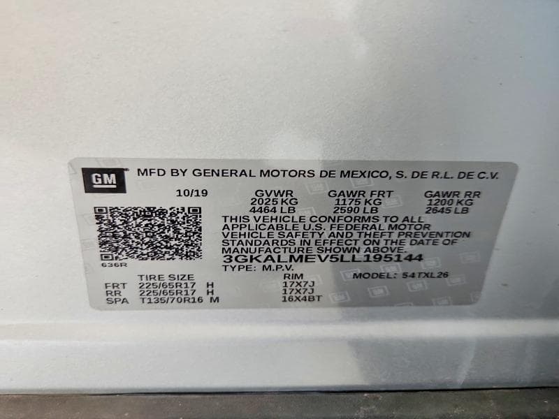 2020 GMC TERRAIN SLE 13
