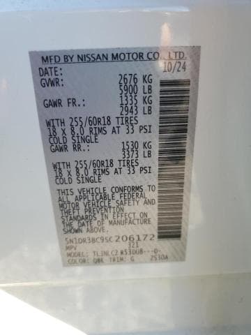 2025 NISSAN PATHFINDER SV 13