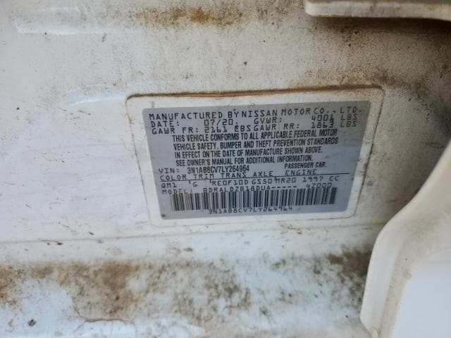 2020 NISSAN SENTRA SV SV 12