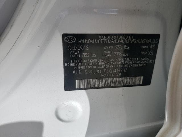 2019 HYUNDAI ELANTRA SEL 13