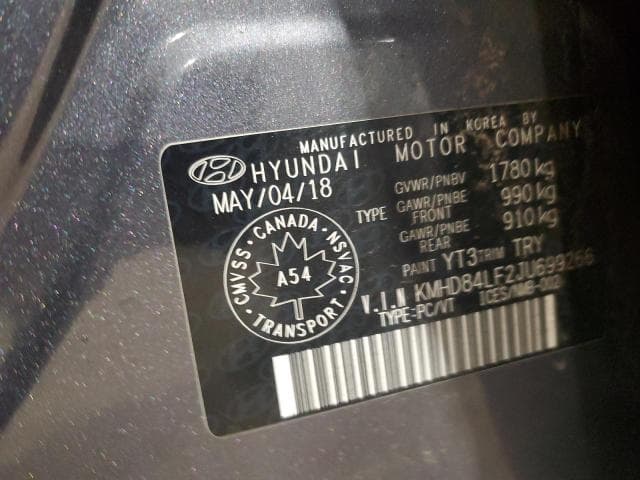 2018 HYUNDAI ELANTRA SEL 13