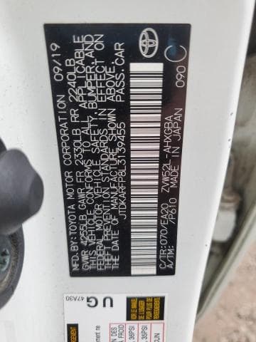 2020 TOYOTA PRIUS PRIME 13