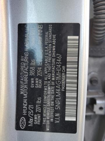 2021 HYUNDAI ELANTRA SEL 13