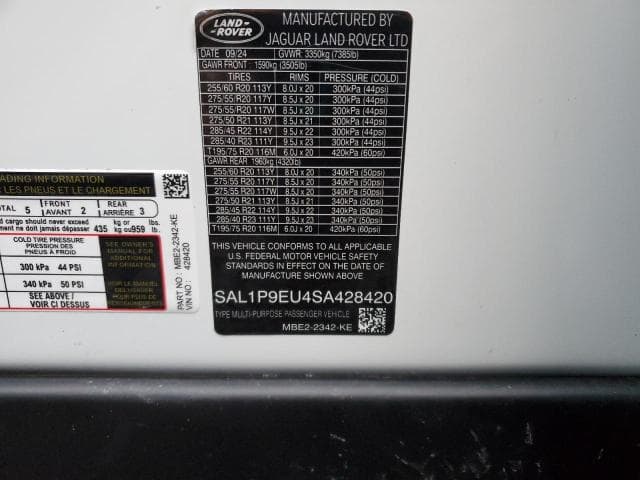 2024 LAND ROVER RANGE ROVER SPORT SE SE 13