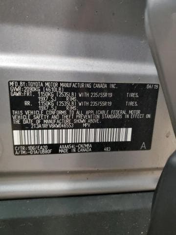2019 TOYOTA RAV4 XLE PREMIUM 13