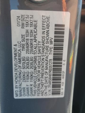 2024 HONDA CR-V SPORT-L SPORT-L 14