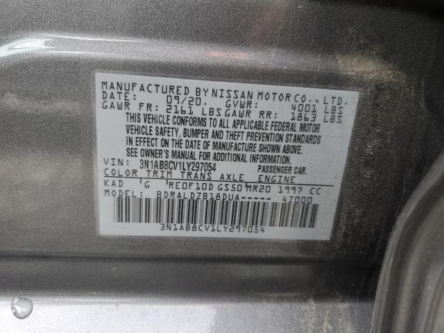2020 NISSAN SENTRA SV 13
