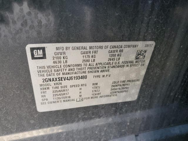 2018 CHEVROLET EQUINOX LS 13
