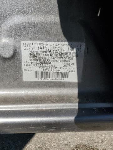 2018 NISSAN VERSA SV 12