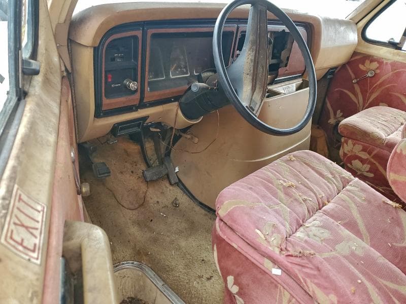 1985 FORD ECONOLINE E350 CUTAWAY VAN E350 CUTAWAY VAN 9