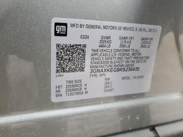 2024 CHEVROLET EQUINOX LT 13