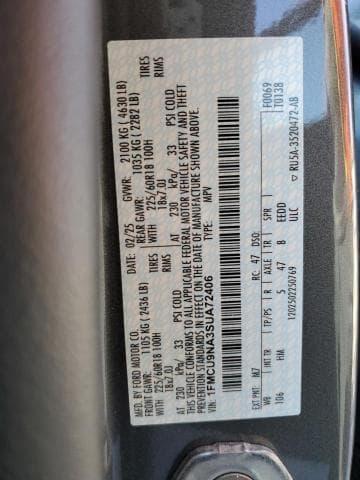 2025 FORD ESCAPE ST LINE SELECT 13