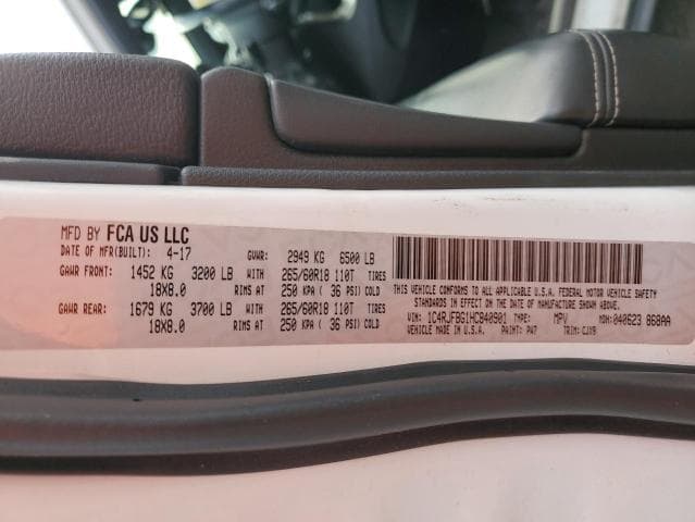2017 JEEP GRAND CHEROKEE LIMITED LIMITED 13