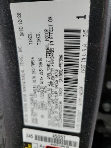 2021 TOYOTA TACOMA DOUBLE CAB DOUBLE CAB 12
