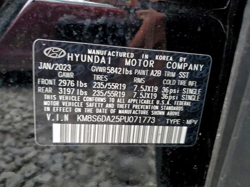 2023 HYUNDAI SANTA FE SEL 13