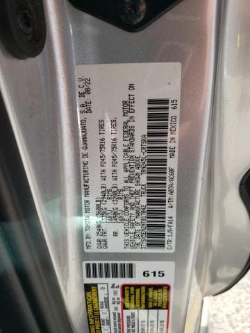 2022 TOYOTA TACOMA ACCESS CAB 12