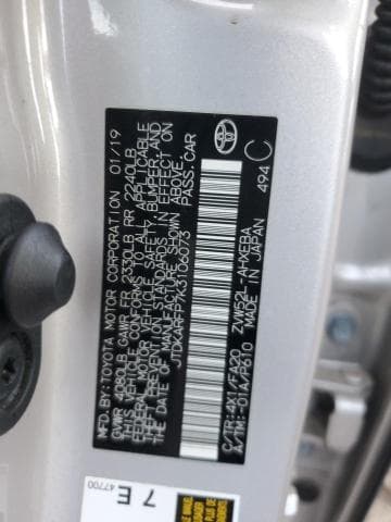 2019 TOYOTA PRIUS PRIME 12