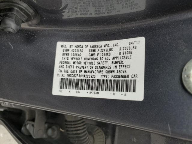 2017 HONDA ACCORD LX LX 13