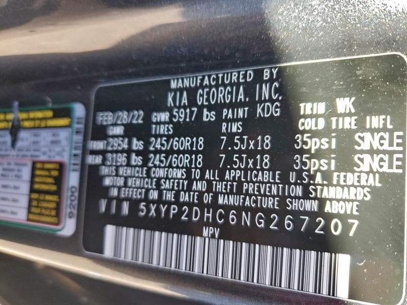 2022 KIA TELLURIDE LX LX 13