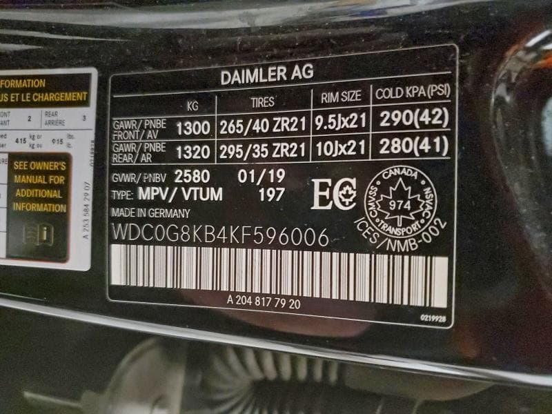 2019 MERCEDES-BENZ GLC 63 S 4MATIC AMG 14