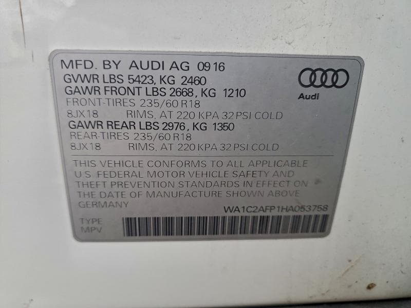 2017 AUDI Q5 PREMIUM 14
