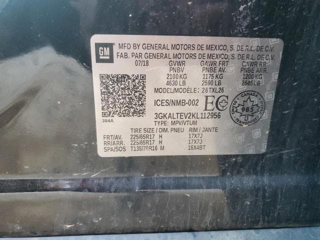 2019 GMC TERRAIN SLE 13