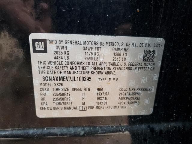 2018 CHEVROLET EQUINOX PREMIER 13