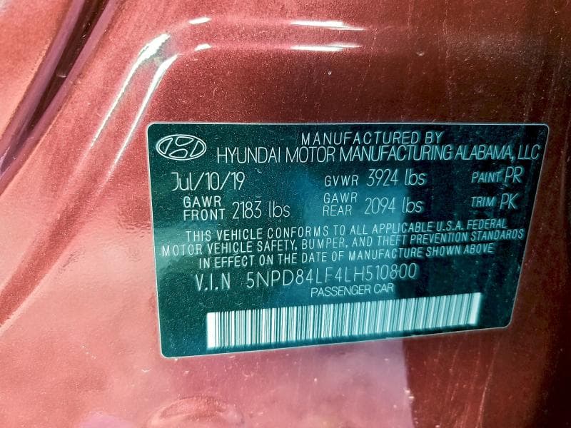 2020 HYUNDAI ELANTRA SEL 12
