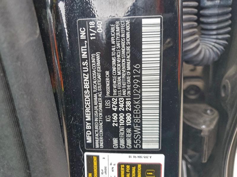 2019 MERCEDES-BENZ C 300 4MATIC 12