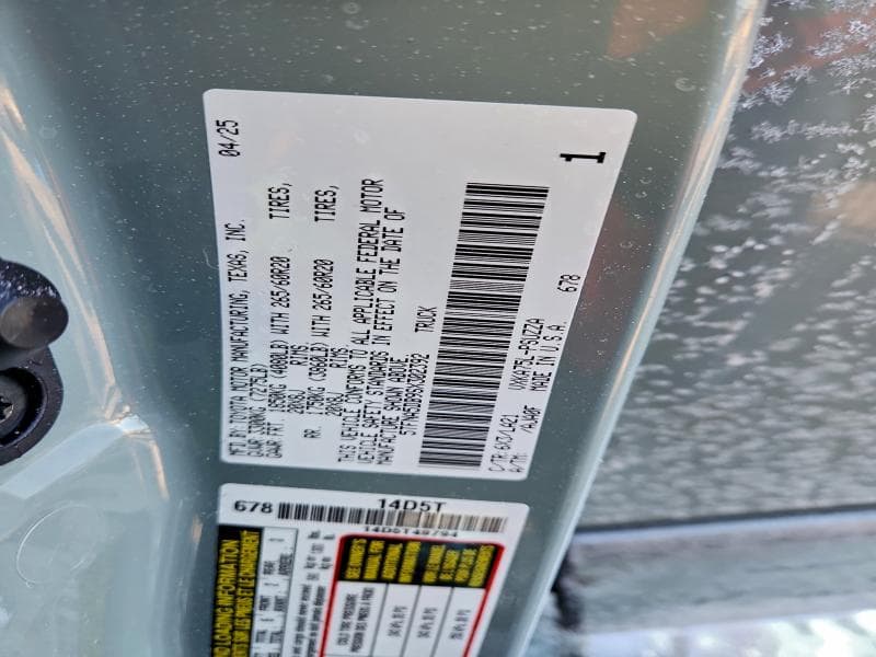 2025 TOYOTA TUNDRA CREWMAX PLATINUM CREWMAX PLATINUM 12